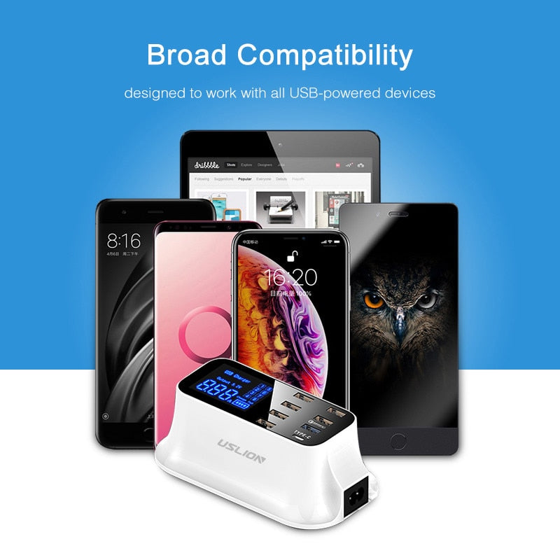 8 Port USB Charger HUB