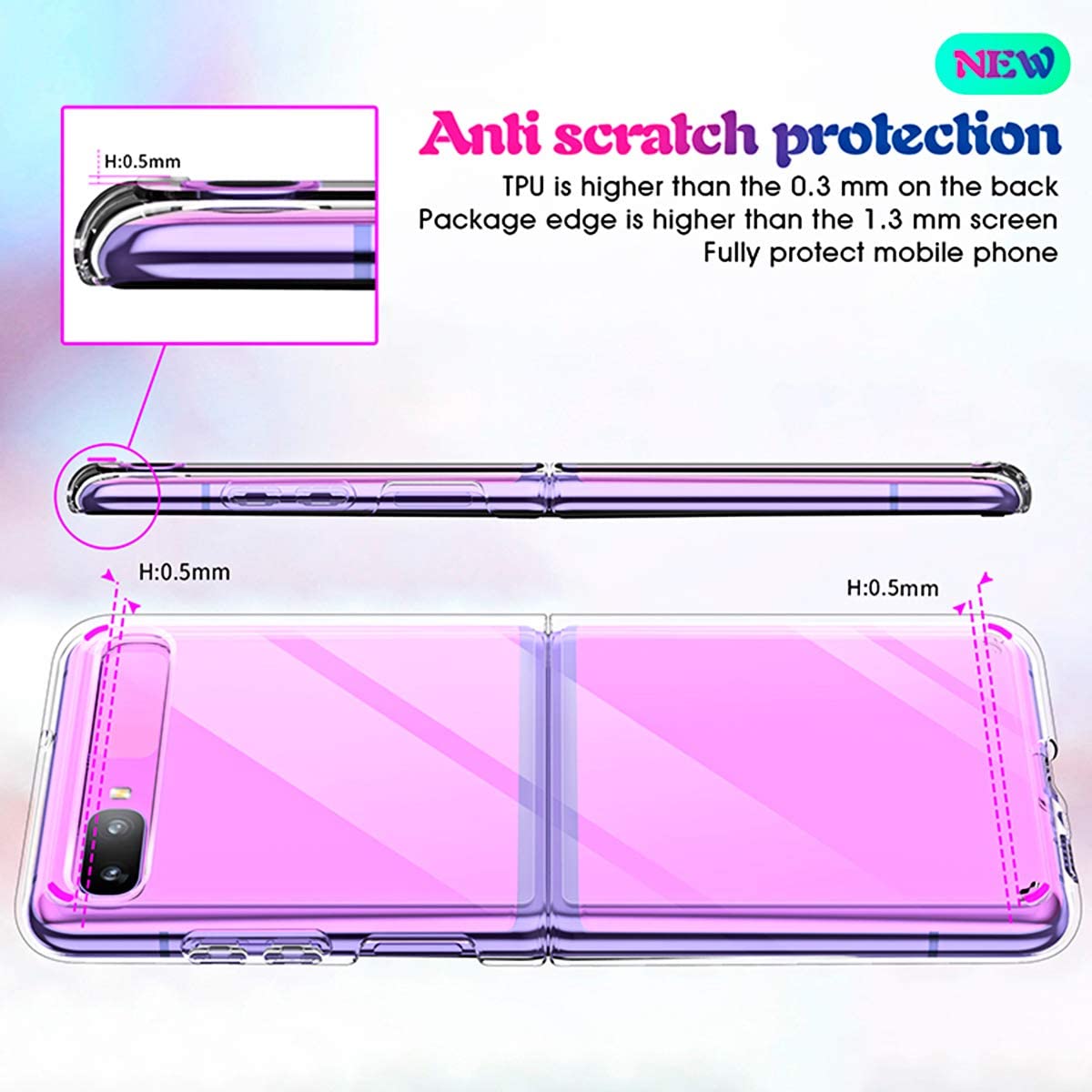 Galaxy Z Flip Clear Case
