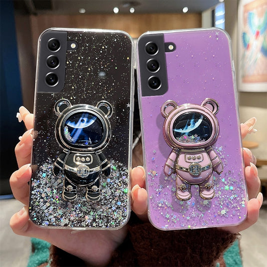 Eared Astronaut Stand Case [Galaxy S21/22/23]