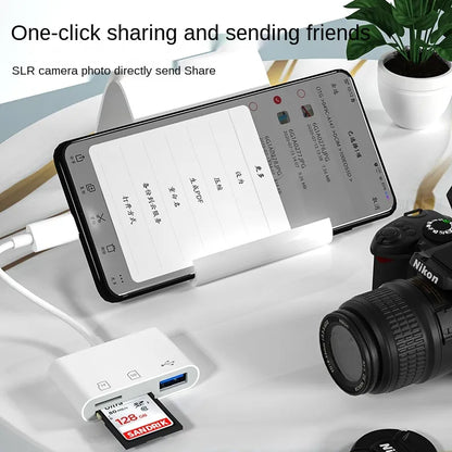 Type C Adapter Memory Card Reader